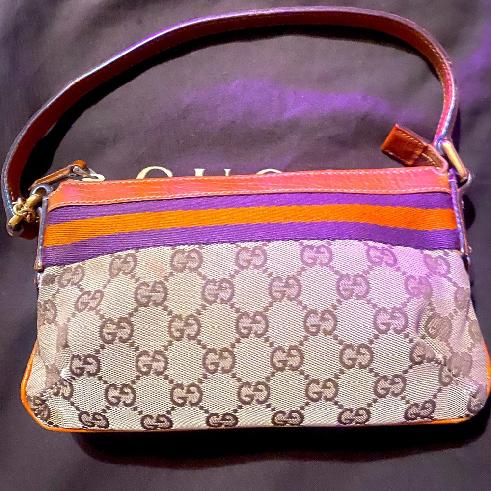 Nano gucci purse w boot charm